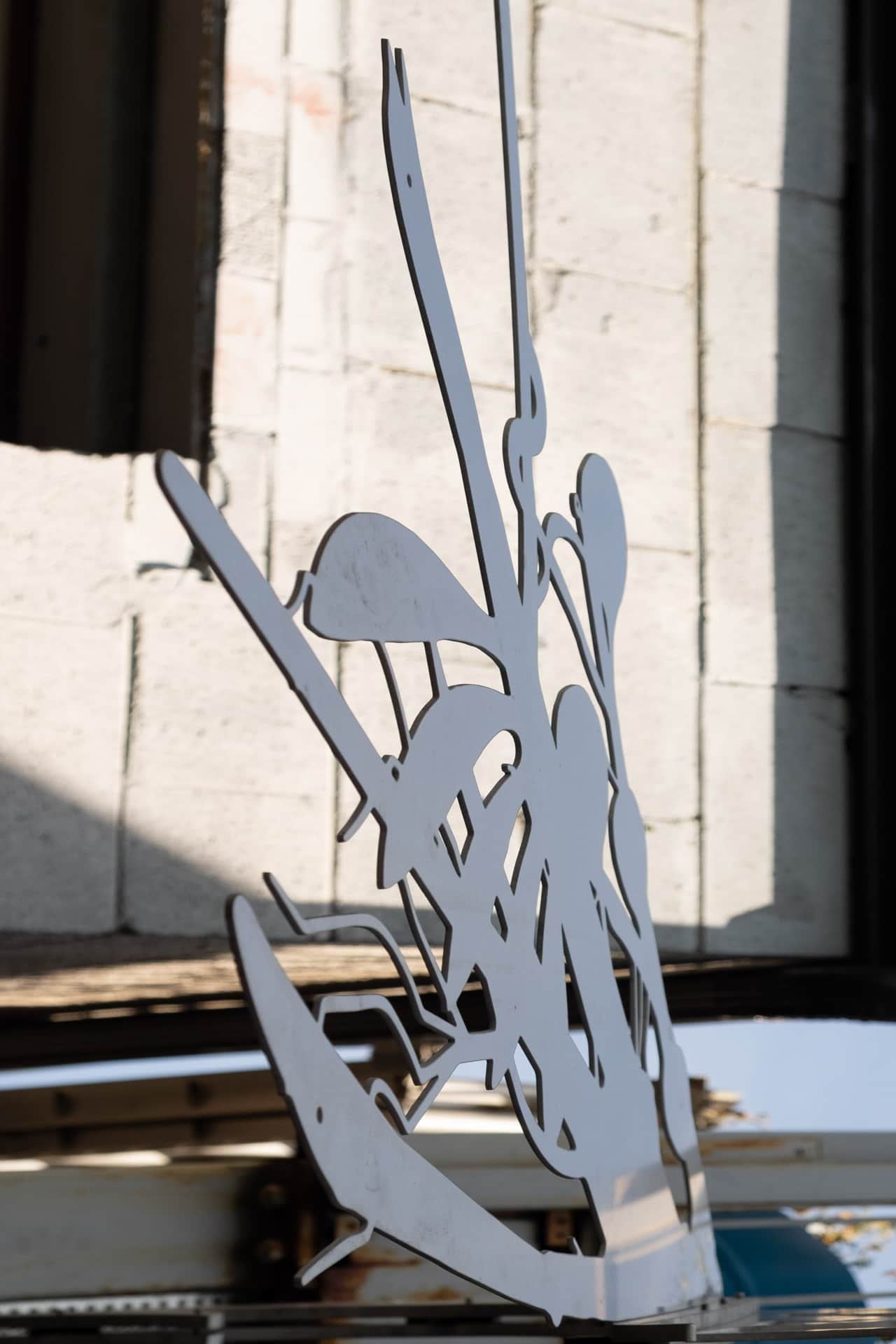 Detail of 'Story Tree' artwork, wide view